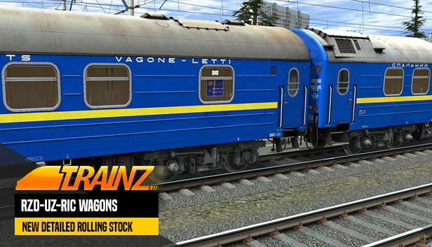 Trainz Plus DLC - RZD-UZ-RIC Wagons Steam capsule image