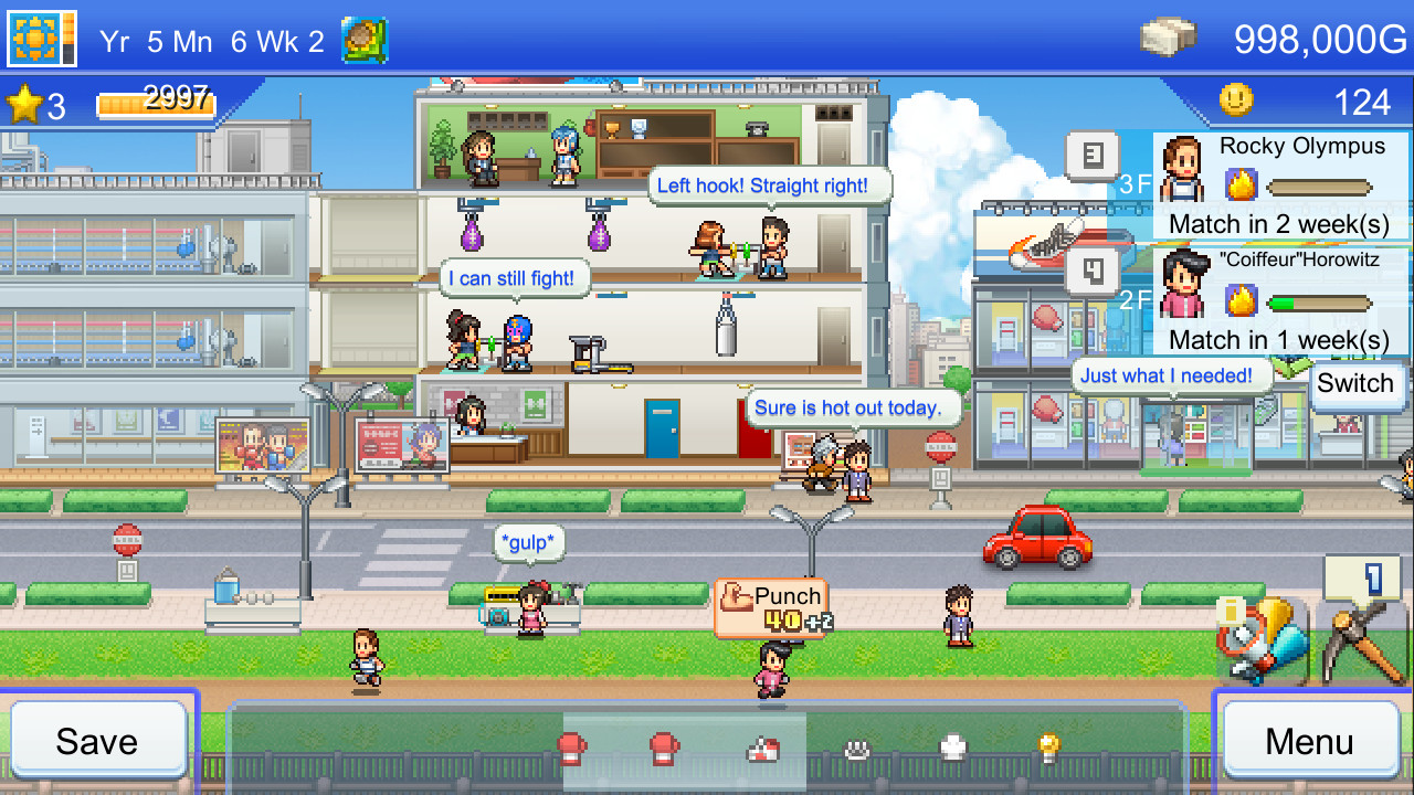 Indie Game Lover Boxing Gym Story