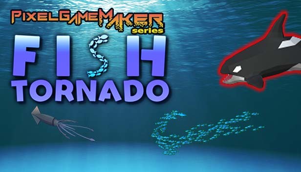 Pixel Game Maker Series Fish Tornado Steam capsule image