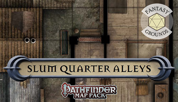 Fantasy Grounds - Pathfinder RPG - Map Pack - Slum Quarter Alleys Steam capsule image