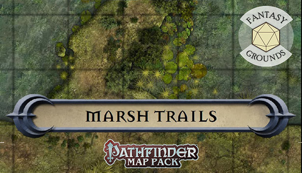 Fantasy Grounds - Pathfinder RPG - Map Pack - Marsh Trails Steam capsule image