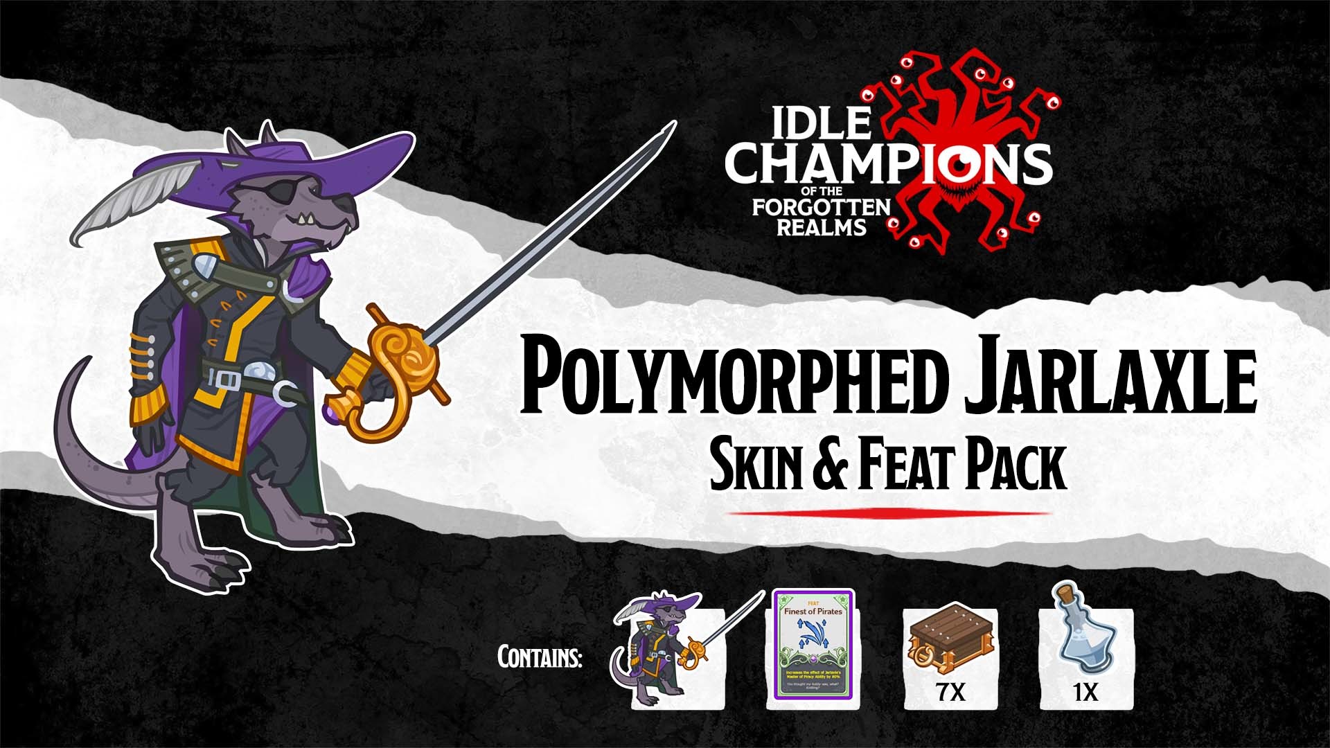 Idle Champions Polymorphed Jarlaxle Skin & Feat Pack on Steam