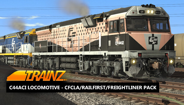 Trainz Plus DLC - CFCLA, RailFirst, Freightliner GE C44aci Pack Steam capsule image
