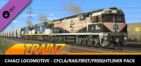 Trainz 2022 DLC - CFCLA, RailFirst, Freightliner GE C44aci Pack