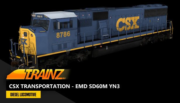 Trainz Plus DLC - CSX Transportation - EMD SD60M YN3 Steam capsule image