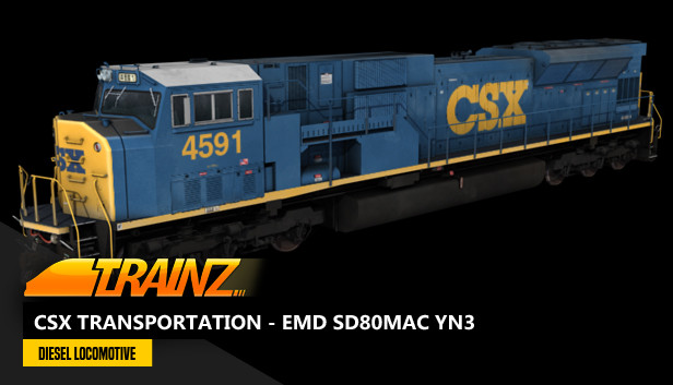 Trainz Plus DLC - CSX Transportation - EMD SD80MAC YN3 Steam capsule image