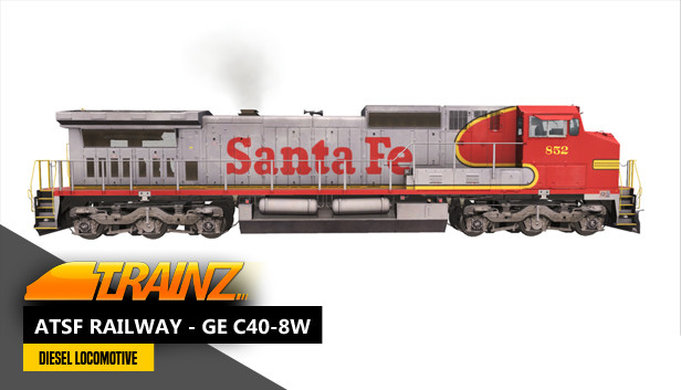Trainz 2022 DLC - ATSF Railway - GE C40-8W Steam capsule image