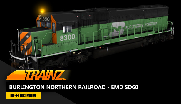 Trainz 2022 DLC - Burlington Northern Railroad - EMD SD60 Steam capsule image