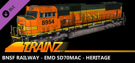 Trainz Plus DLC - BNSF Railway - EMD SD70MAC - Heritage