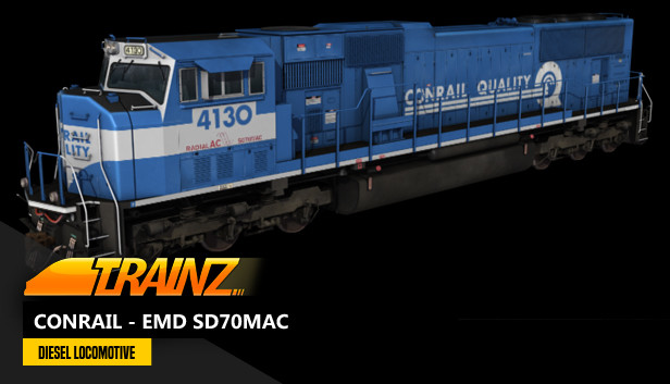 Trainz 2022 DLC - Conrail - EMD SD70MAC Steam capsule image