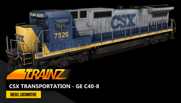 Trainz 2022 DLC - CSX Transportation - GE C40-8 Steam capsule image