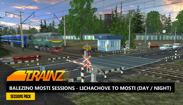 Trainz Plus DLC - Balezino Mosti Sessions - Lichachove to Mosti (Day / Night Passenger Runs) Steam capsule image