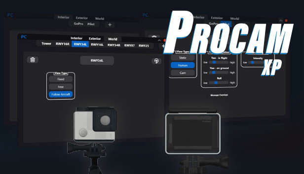 X-Plane 11 - Add-on: Aerosoft - ProCam Steam capsule image