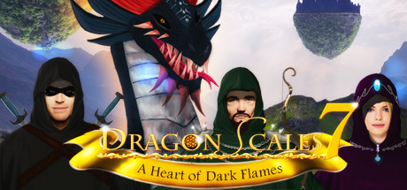 DragonScales 7: A Heart of Dark Flames Cover Image