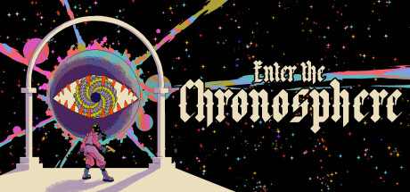 Enter the Chronosphere gameplay showing a bullet hell shooter with time-stop mechanics