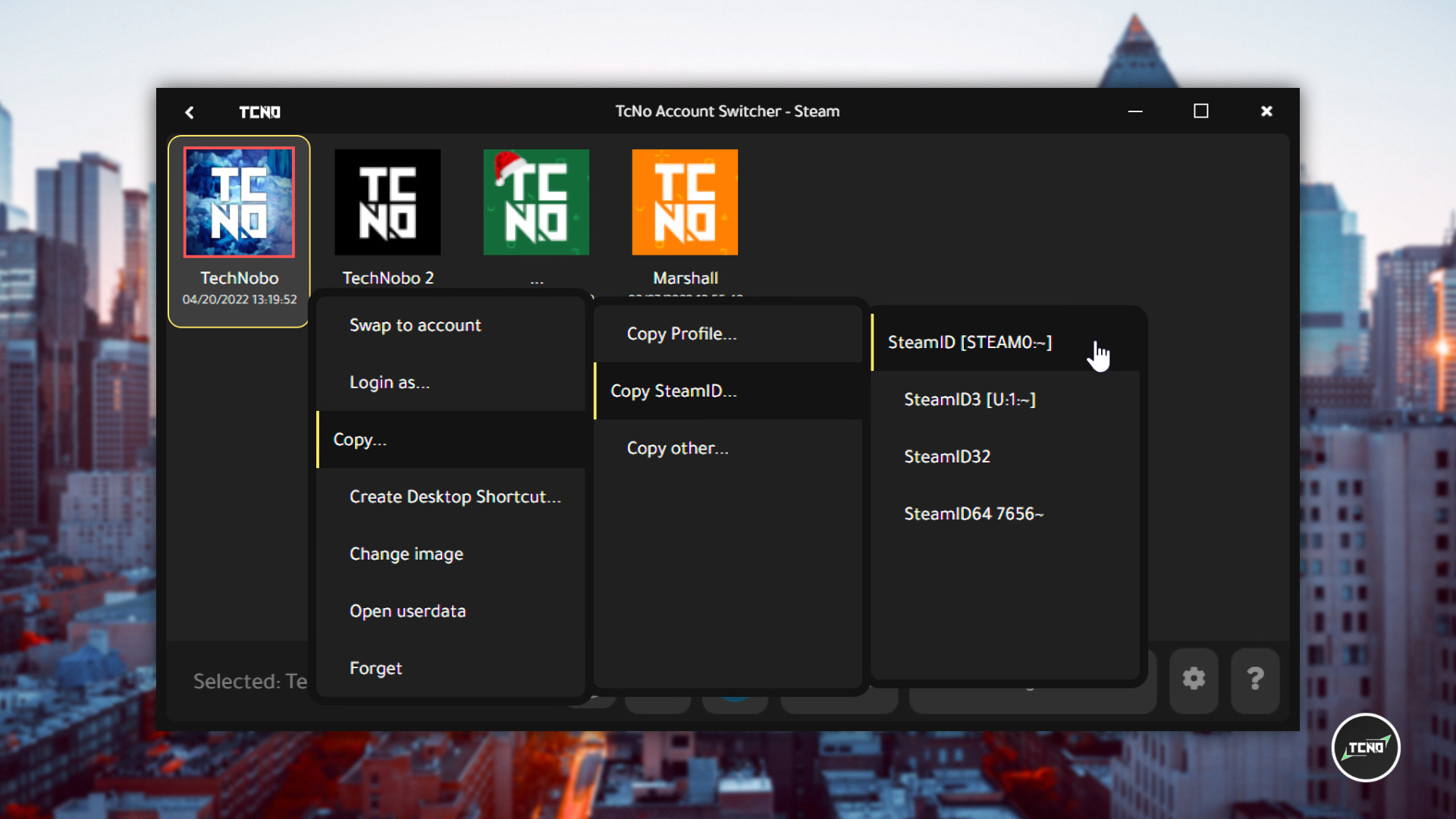 TcNo Account Switcher Screenshots · SteamDB(03)