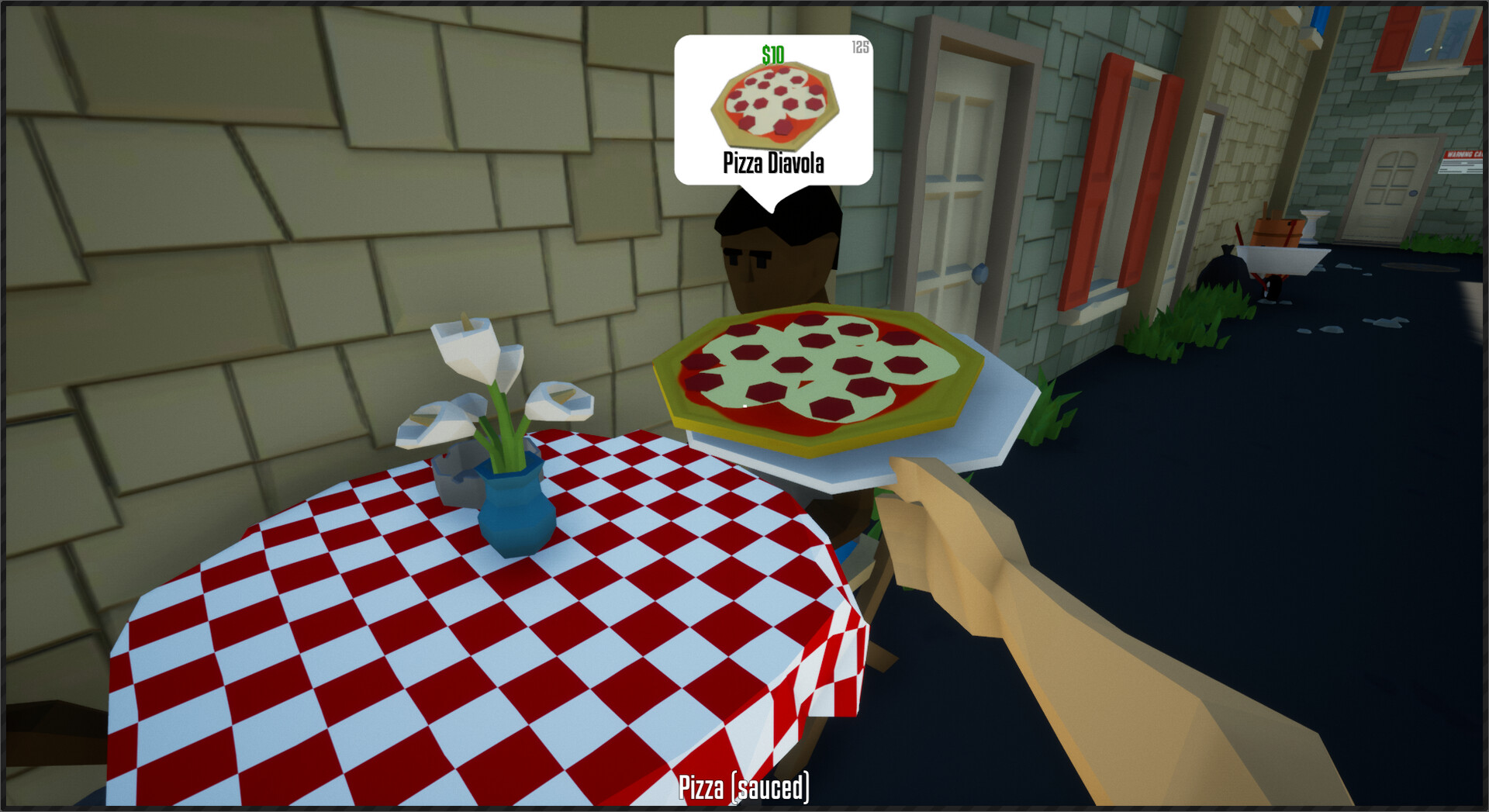 A co-op cooking game where you can only use one arm to cook, check