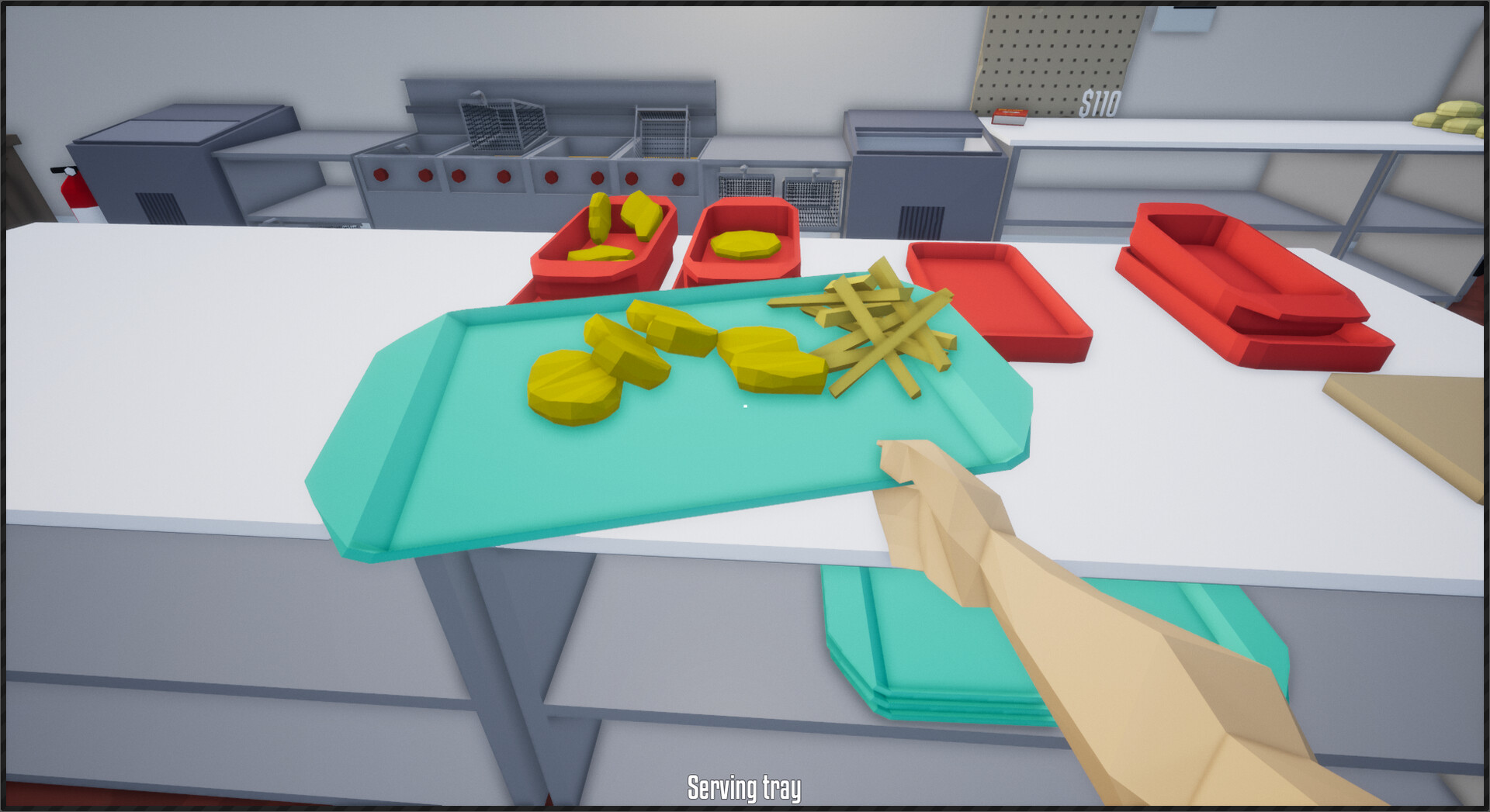 A co-op cooking game where you can only use one arm to cook, check