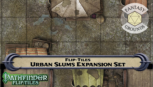 Fantasy Grounds - Pathfinder RPG - Flip-Tiles - Urban Slums Expansion Steam capsule image
