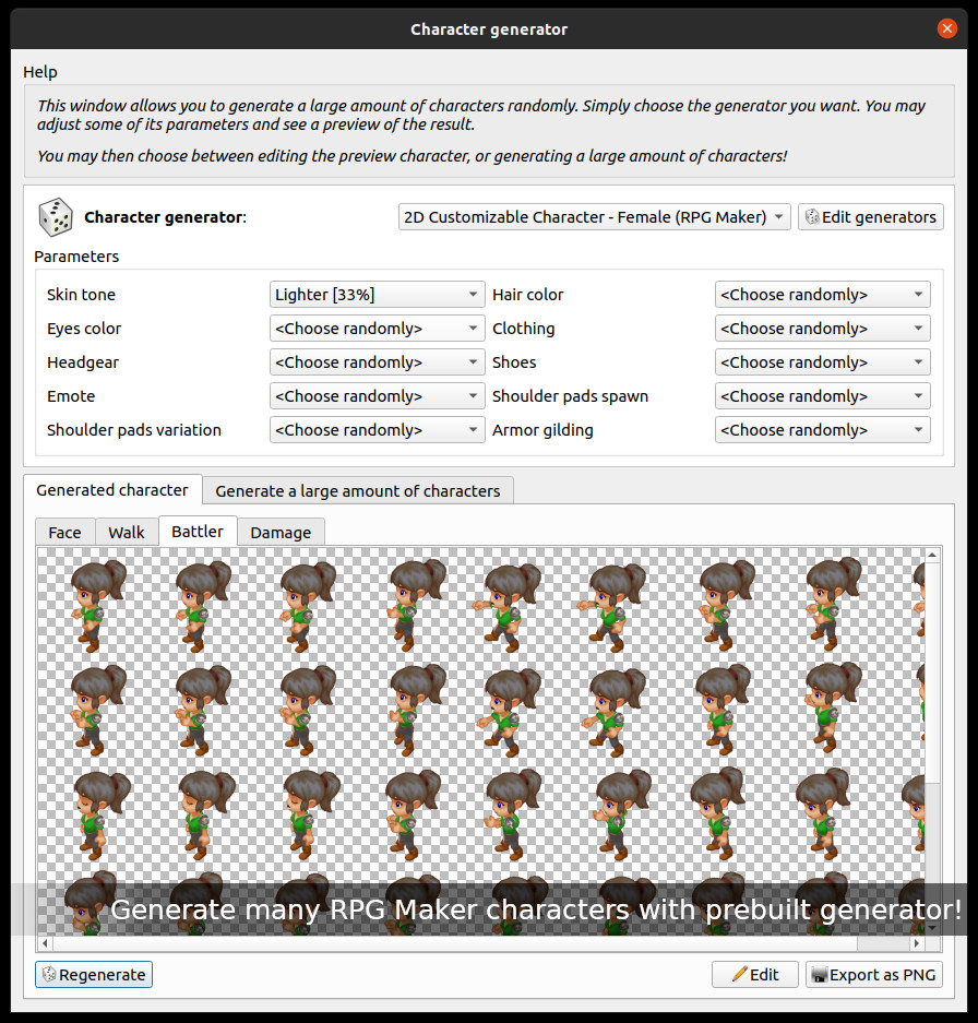 Game Character Hub PE: 2D Customizable Character - Female on Steam