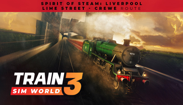 Train Sim World® 3: Spirit of Steam: Liverpool Lime Street - Crewe Route Add-On Steam capsule image