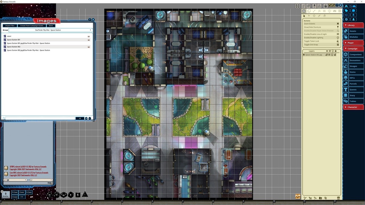 Fantasy Grounds - Starfinder RPG - Flip-Mat - Space Station on Steam
