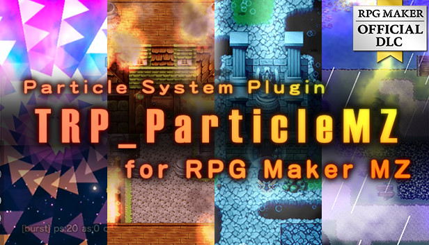 RPG Maker MZ - Particle System Plugin - TRP Particle MZ Steam capsule image
