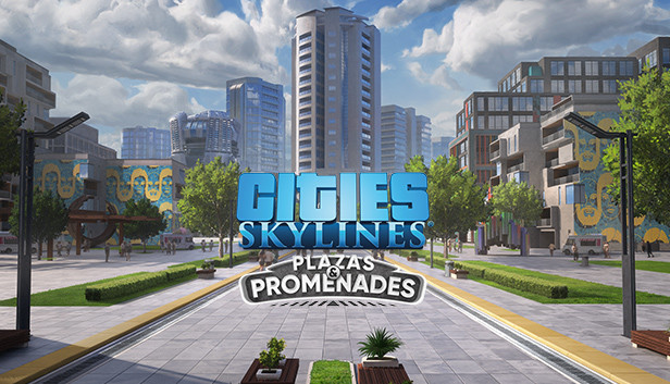 Cities: Skylines - Plazas & Promenades Steam capsule image