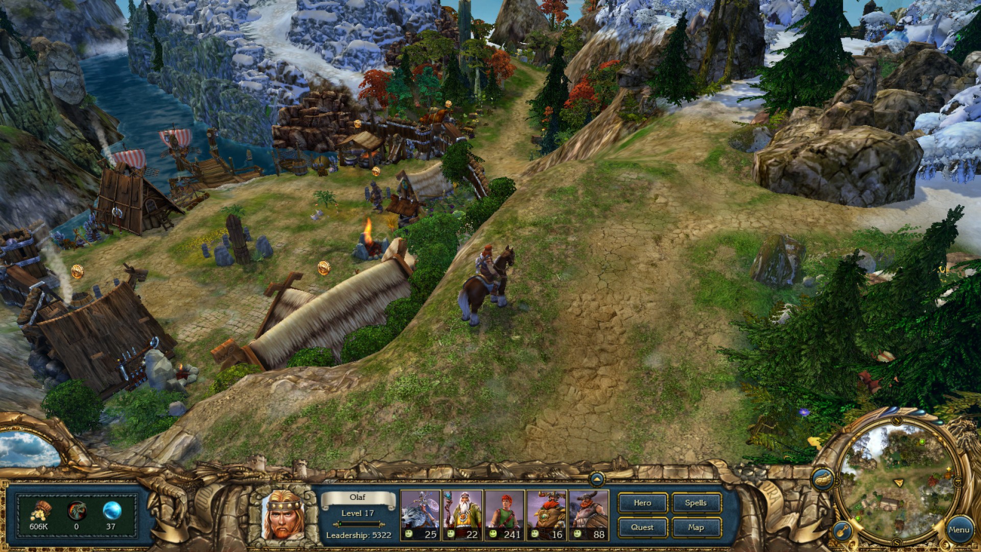 King's Bounty: Warriors of the North screenshot 1