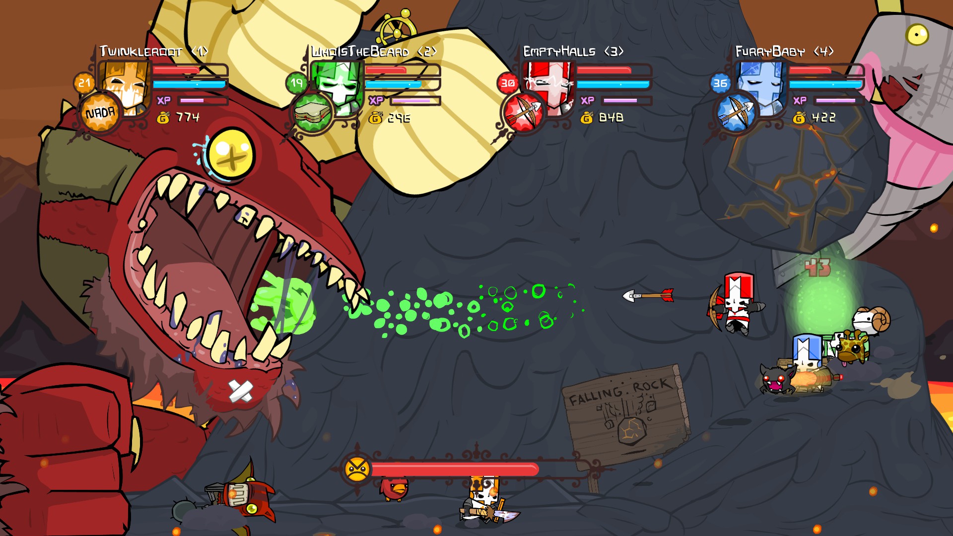 Castle Crashers multyplayer with Steam Link : r/castlecrashers