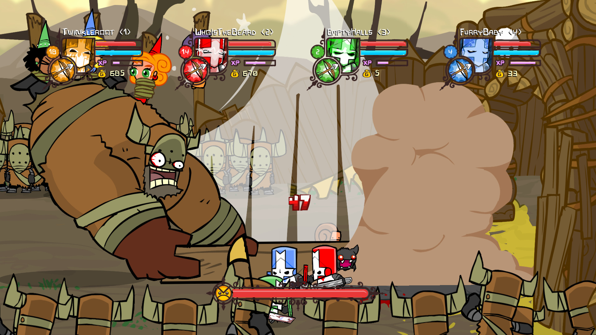 Castle Crashers multyplayer with Steam Link : r/castlecrashers