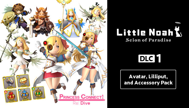 Little Noah: Scion of Paradise DLC 1: Avatar, Lilliput, and Accessory Pack Steam capsule image