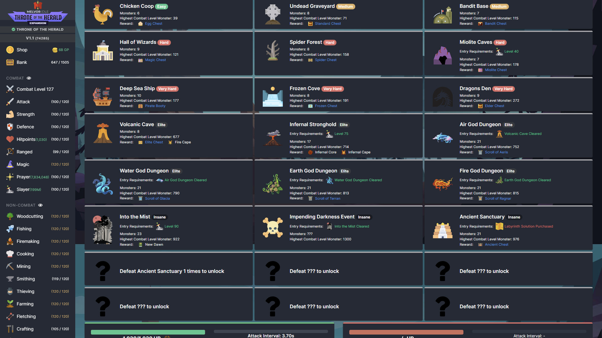 Melvor Idle Throne of the Herald on Steam