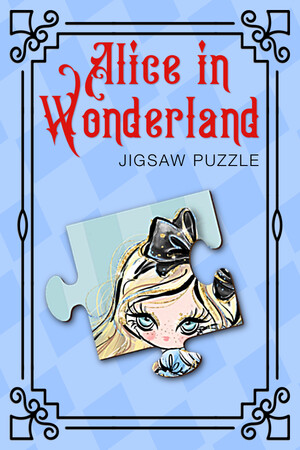 Alice in Wonderland Jigsaw Puzzle cover art