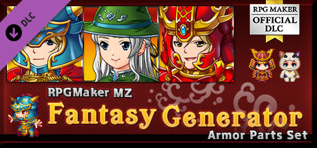 RPG Maker MZ - Fantasy Generator - Armor Parts Set header image