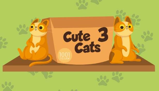 1001 Jigsaw. Cute Cats 3 Steam capsule image
