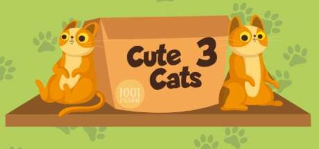 1001 Jigsaw. Cute Cats 3 Cover Image