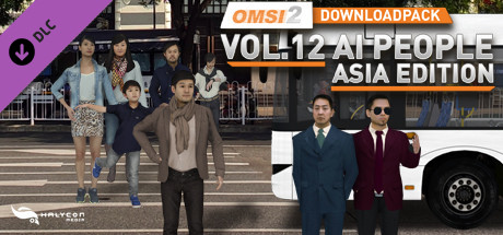 OMSI 2 Add-on Downloadpack Vol. 12 – KI-Menschen - Asien-Edition Header