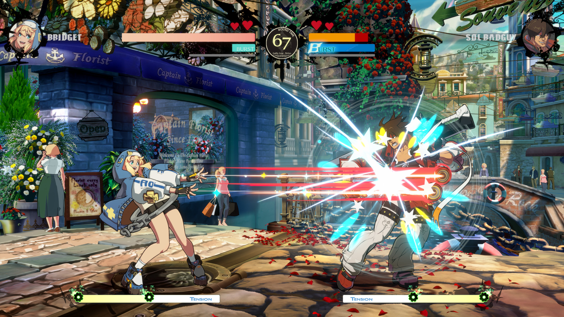 Bridget 2H corner conversion #ggst_br #ggst #guiltygear #strive  #fightinggames #fgc #combos #shorts 