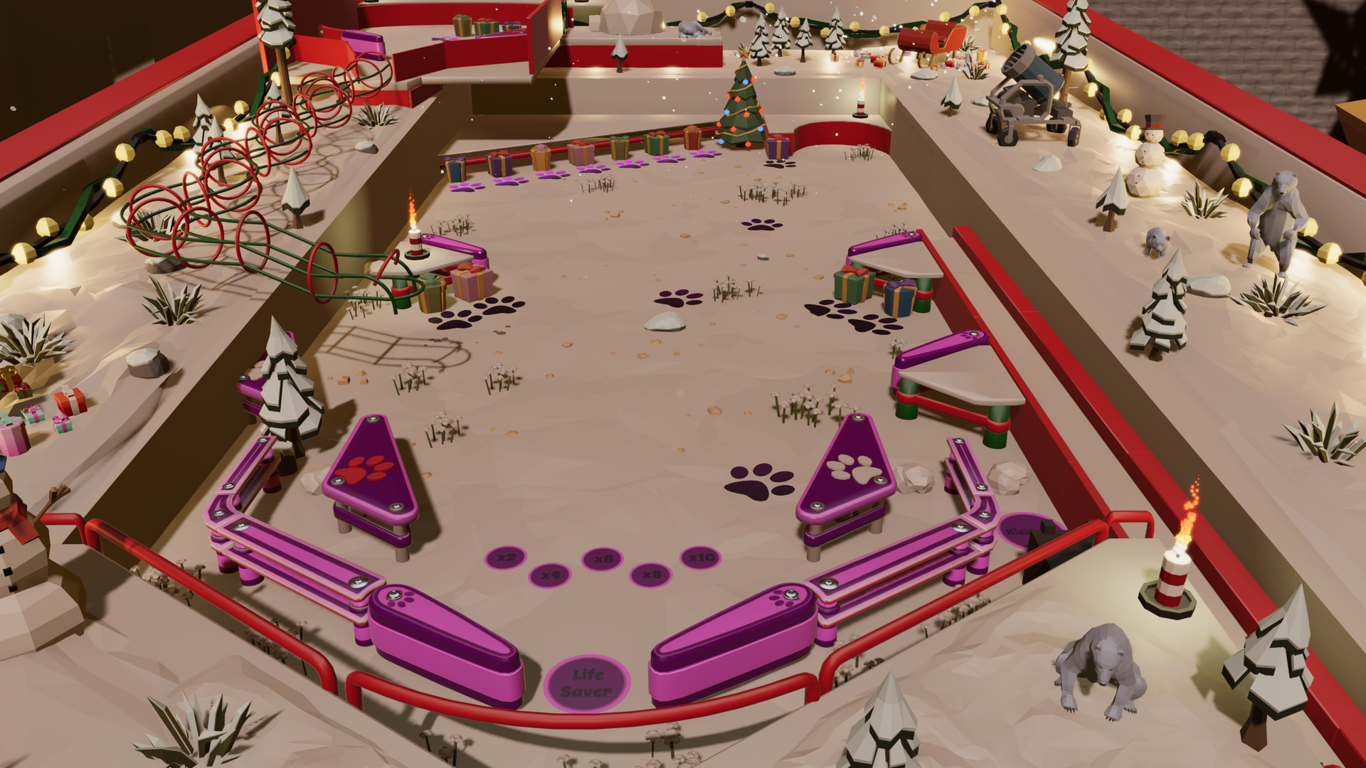 Roxy Raccoon's Pinball Panic - Christmas Carnage on Steam