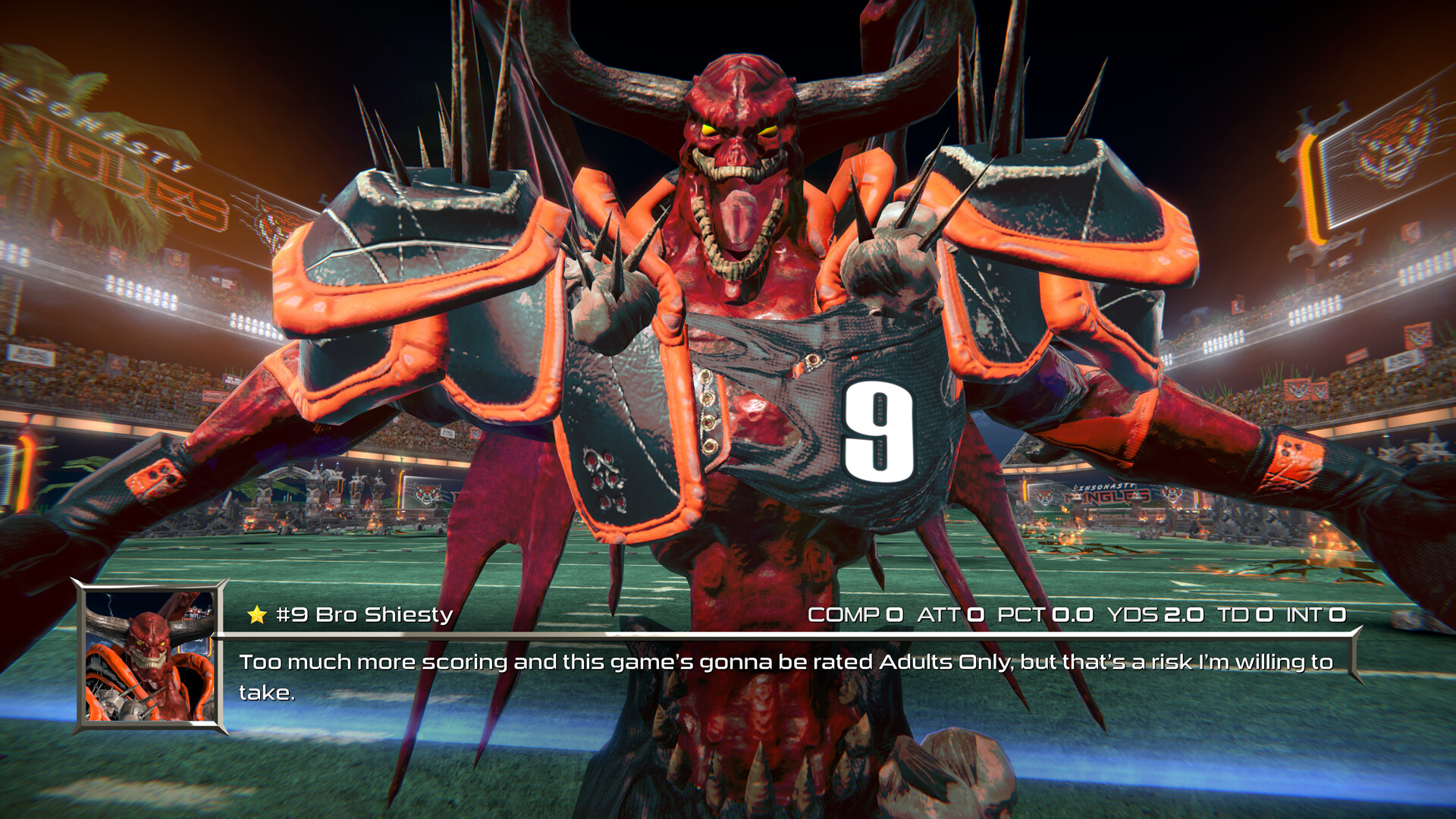 Mutant Football League: Sinsonasty Mangles no Steam