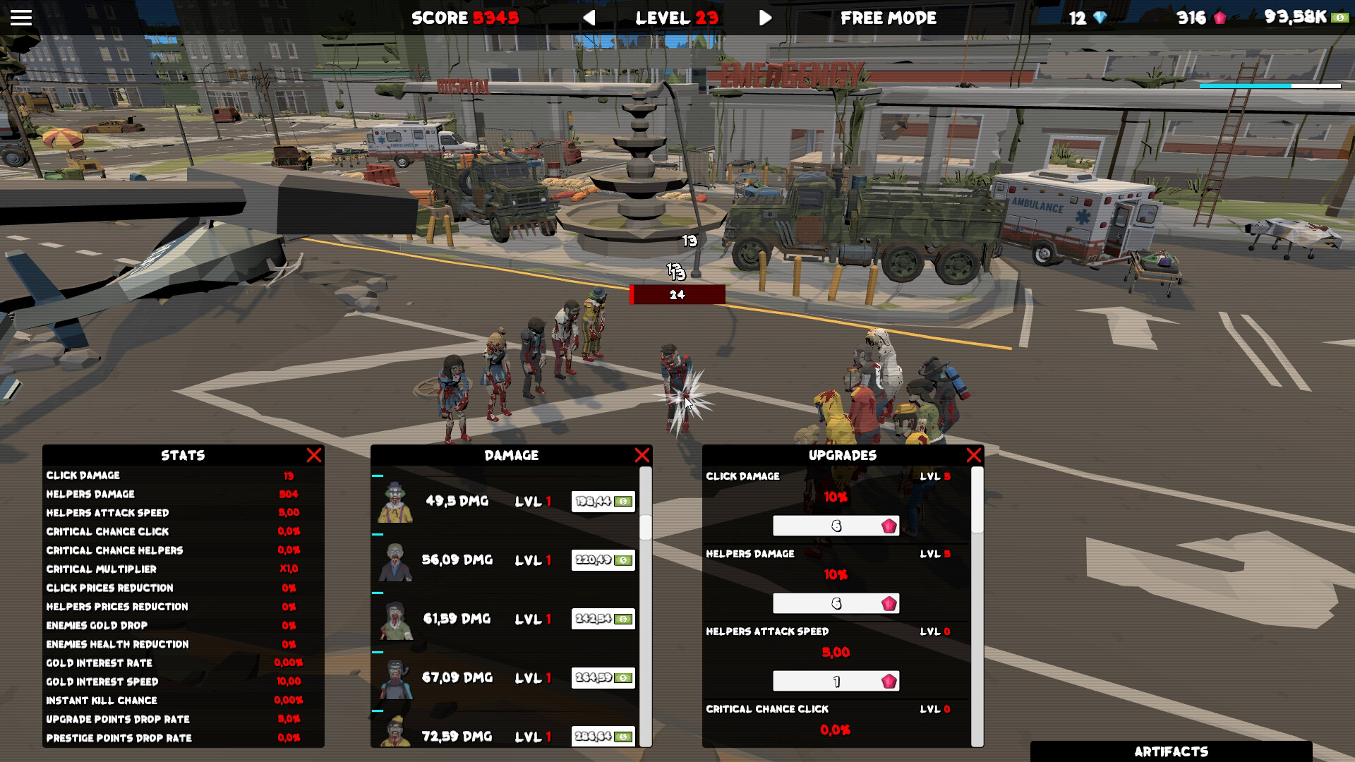 Idle Zombies Clicker Screenshots · SteamDB