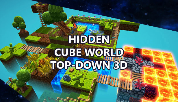 Hidden Cube World Top-Down 3D a Steamen