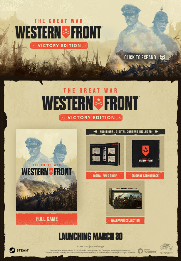A guerra é pírrica em The Great War: Western Front - Epic Games Store