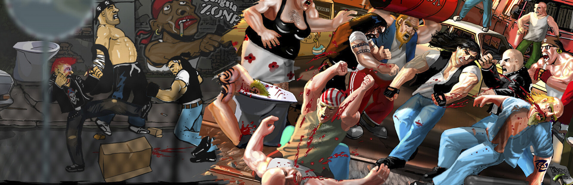 Skinny & Franko: Fists of Violence封面