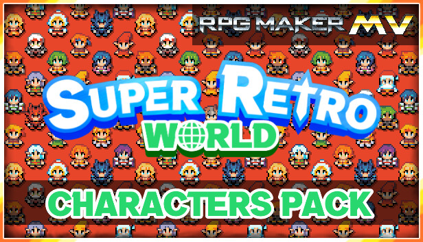 RPG Maker MV - Super Retro World - Character Pack Steam capsule image