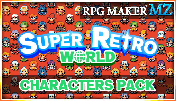 RPG Maker MZ - Super Retro World - Character Pack Steam capsule image