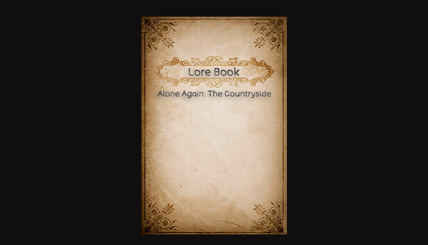 Alone Again: The Countryside - Lore Book Steam capsule image