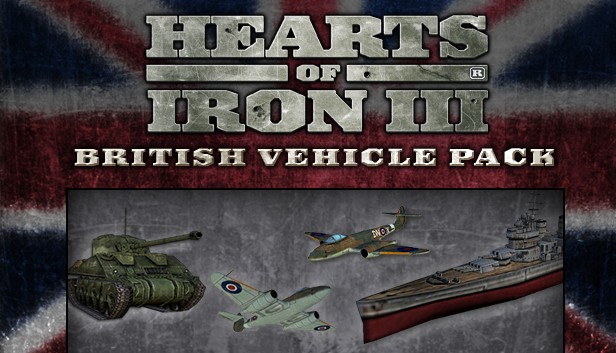 Hearts of Iron III: British Vehicle Spritepack Steam capsule image