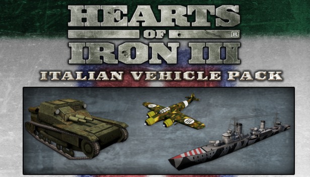 Hearts of Iron III: Italian Vehicle Pack Steam capsule image